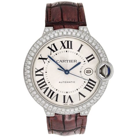 cartier watch ballon|cartier ballon bleu 42mm diamond.